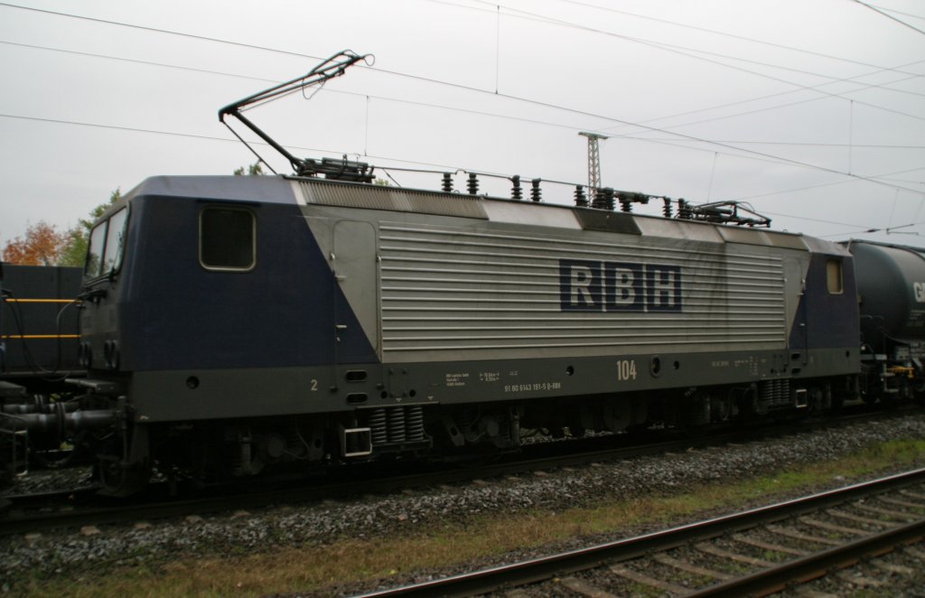 RBH 104 am 23.10.10 in Ratingen-Lintorf